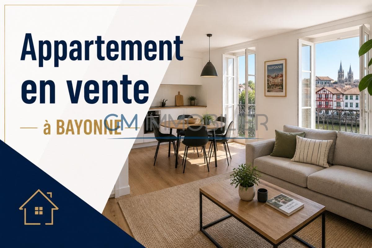 Bayonne Saint-Léon Superbe T3 lumineux avec prestations ha