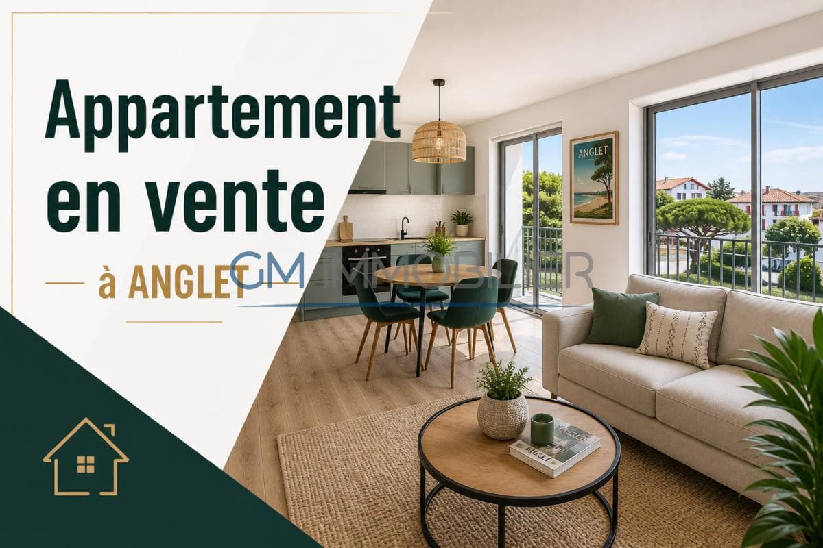 Duplex d'exception à Anglet 102 m2, 4 pièces, fort potenti